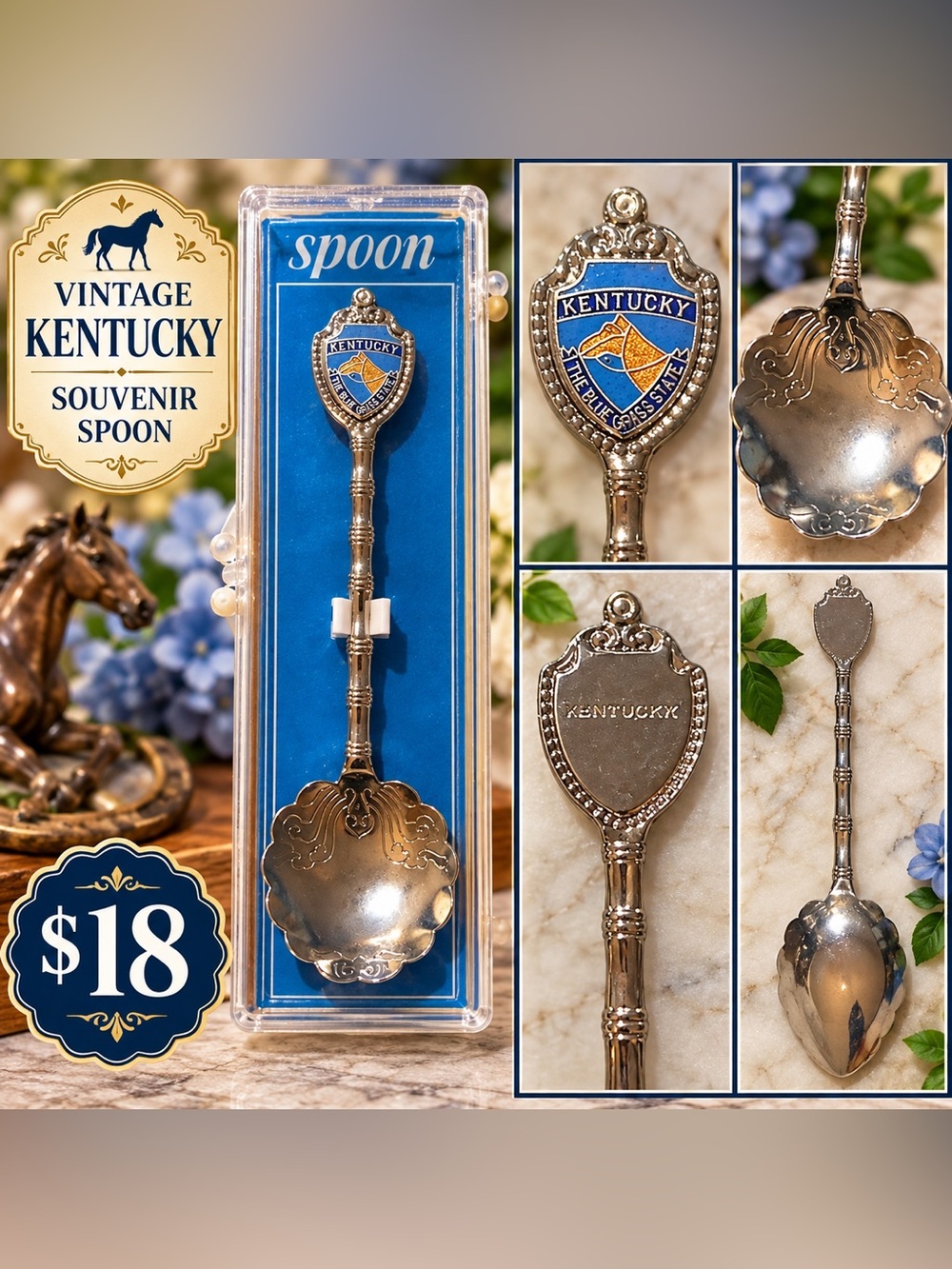Kentucky souvenir spoon NWT